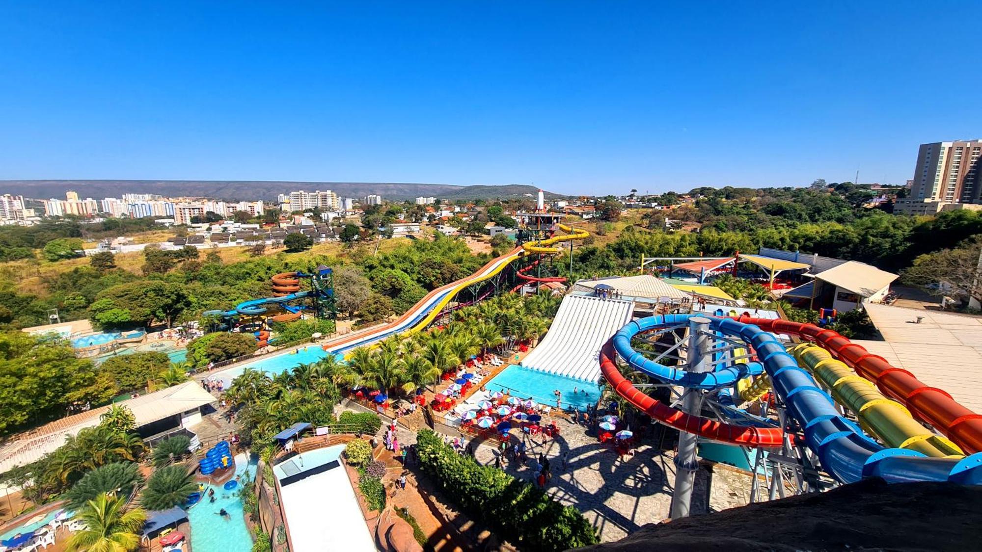 公寓 Spazzio Diroma Gratis Entrada Acqua E Splash Caldas Novas